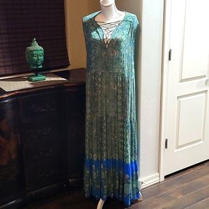 Free people super cute with a jean jacket